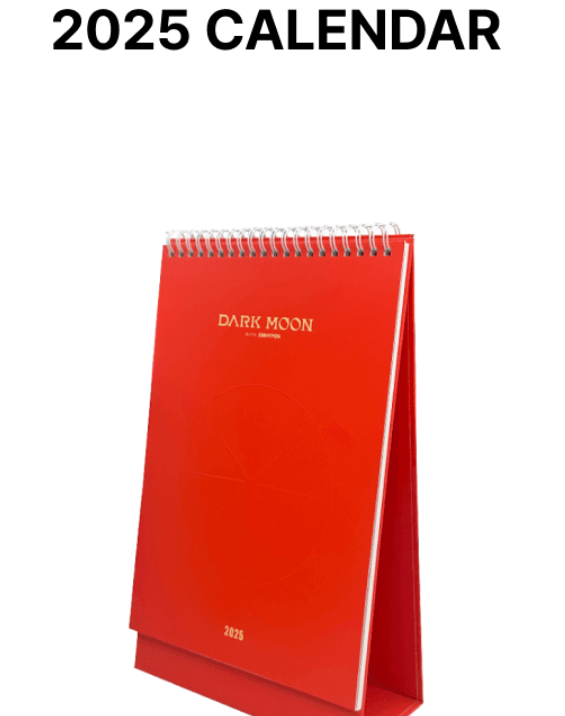 DARKMOON 2025 CALENDAR Aegyo Korean Merchandise
