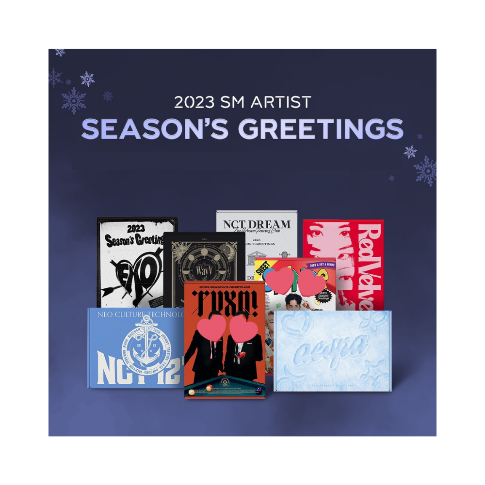 2023 SM ARTIST SEASON’S GREETINGS OFFICIAL MD Aegyo Korean Merchandise